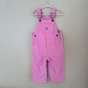 Carhartt Kids Bright Pink Overalls